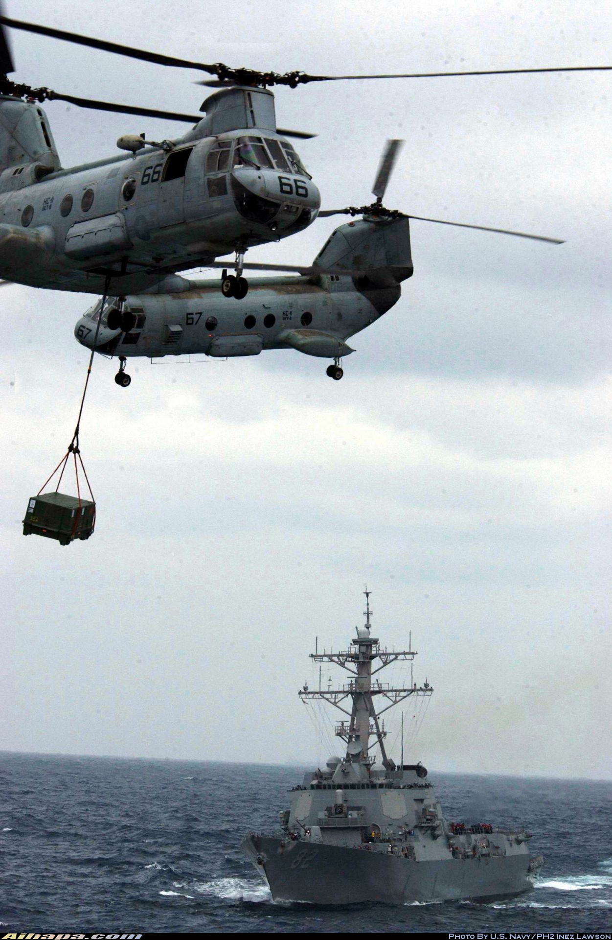 波音-伏托尔 CH-46D&ldquo;海上骑士&rdquo; \vert{} ID:31913