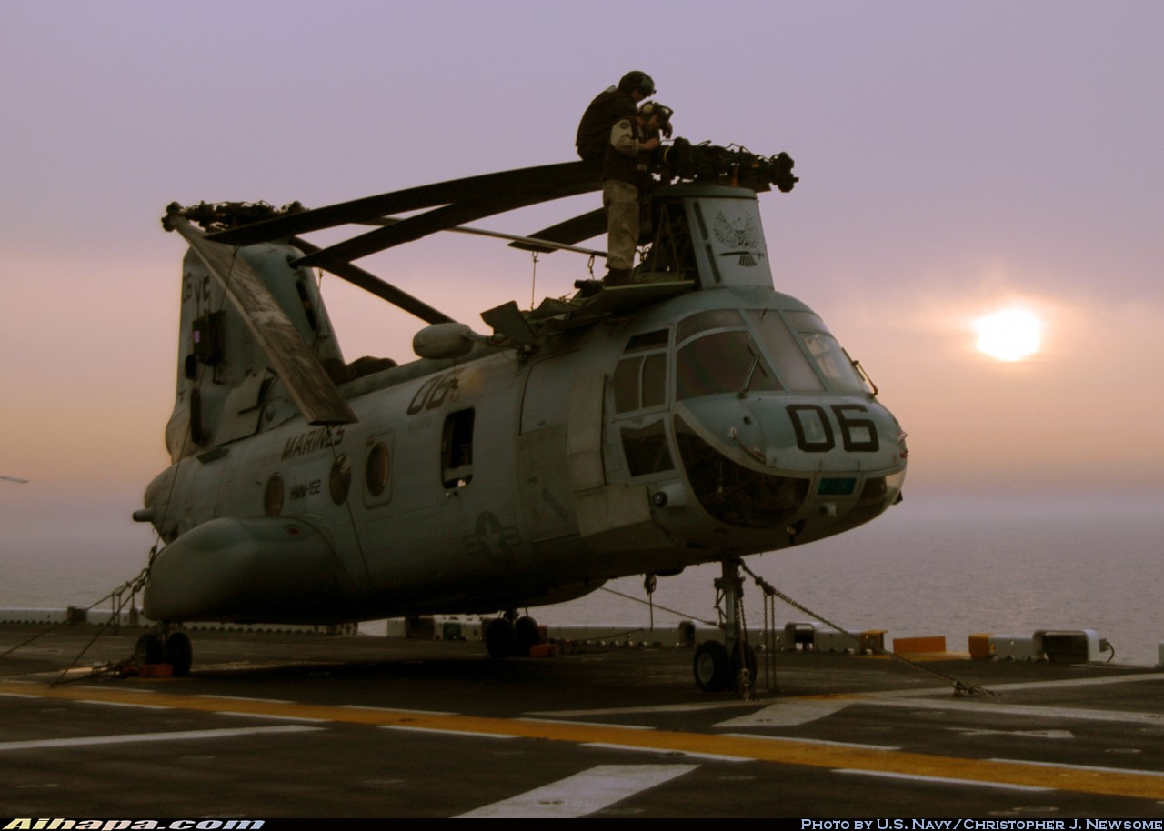 波音-伏托尔 CH-46E&ldquo;海上骑士&rdquo; \vert{} ID:3542