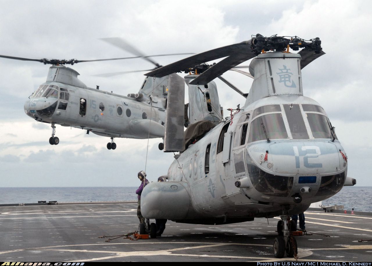 波音-伏托尔 CH-46E&ldquo;海上骑士&rdquo; \vert{} ID:21602