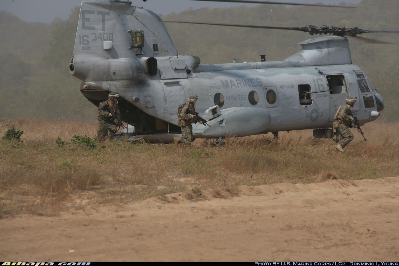 波音-伏托尔 CH-46E&ldquo;海上骑士&rdquo; \vert{} ID:11750