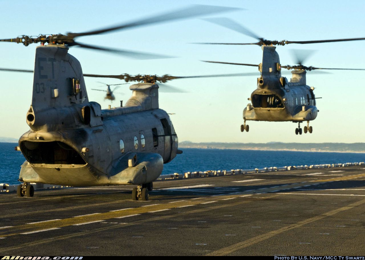 波音-伏托尔 CH-46E&ldquo;海上骑士&rdquo; \vert{} ID:21668