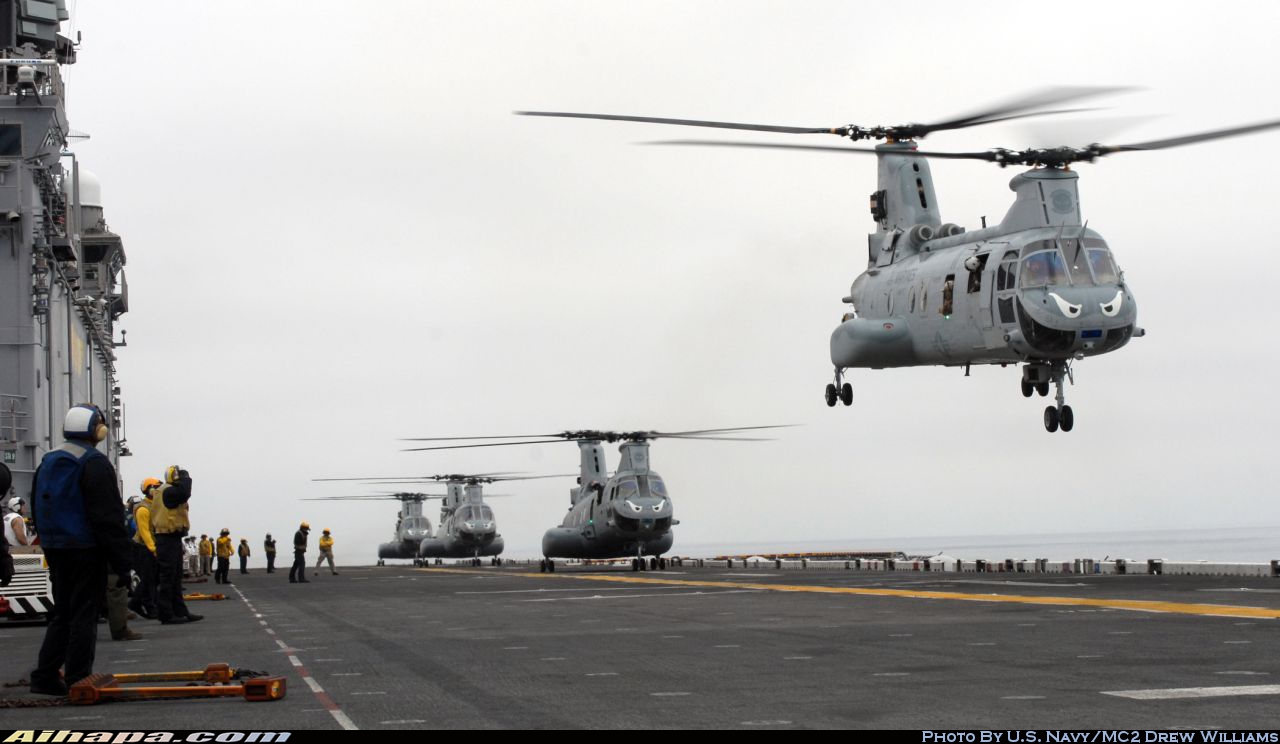 波音-伏托尔 CH-46E&ldquo;海上骑士&rdquo; \vert{} ID:28145