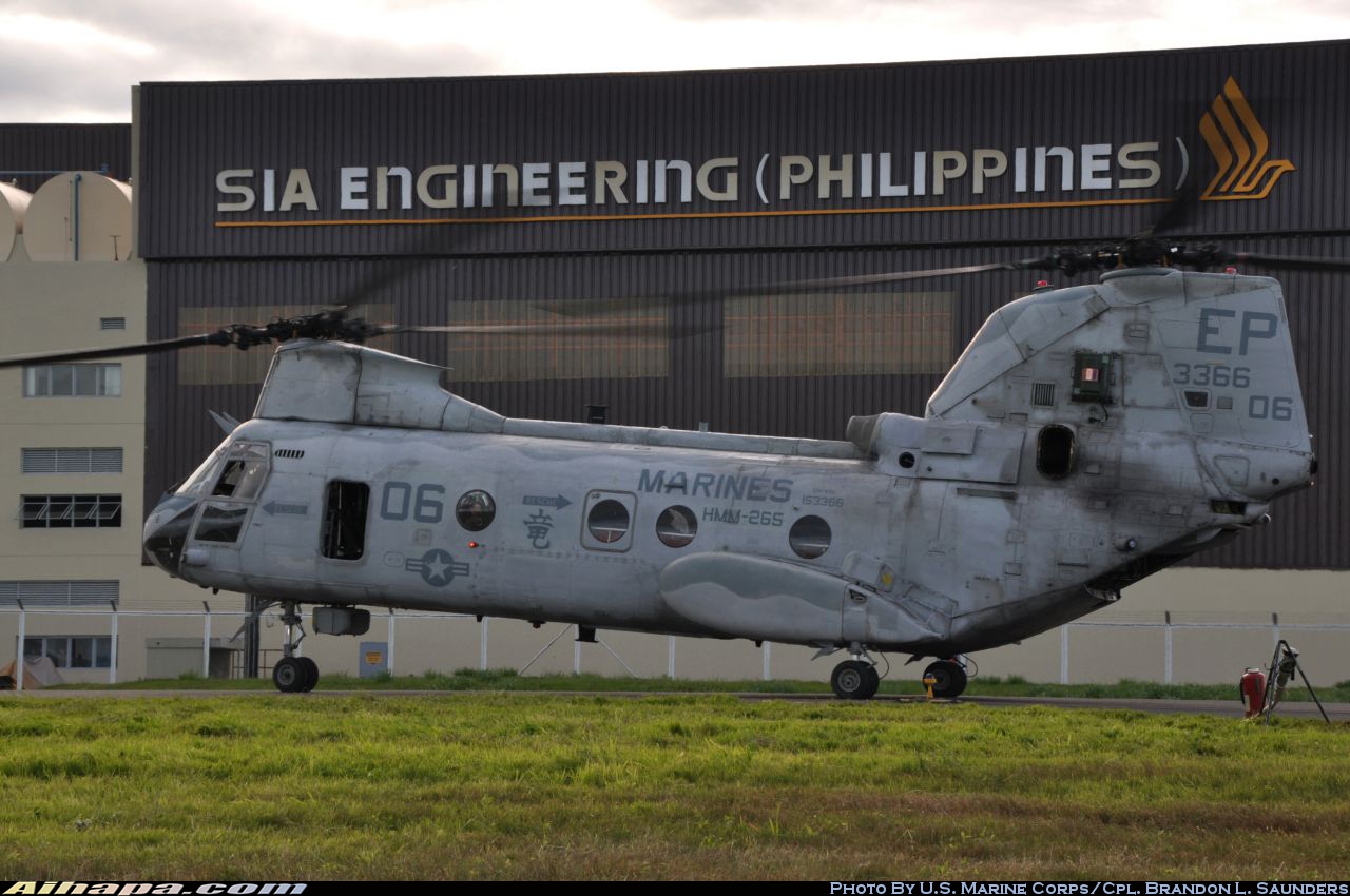 波音-伏托尔 CH-46E&ldquo;海上骑士&rdquo; \vert{} ID:13862