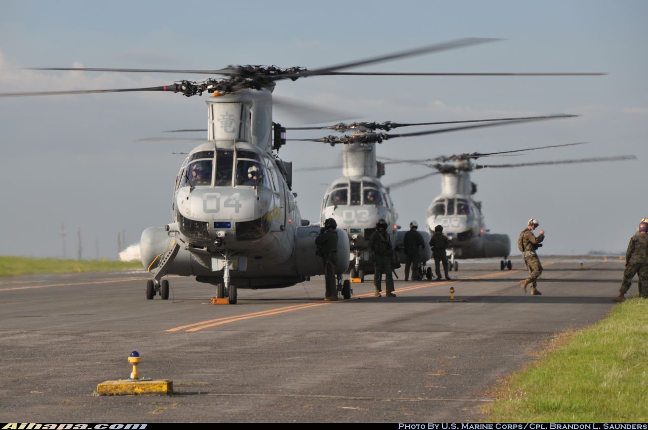 波音-伏托尔 CH-46E&ldquo;海上骑士&rdquo; \vert{} ID:13864