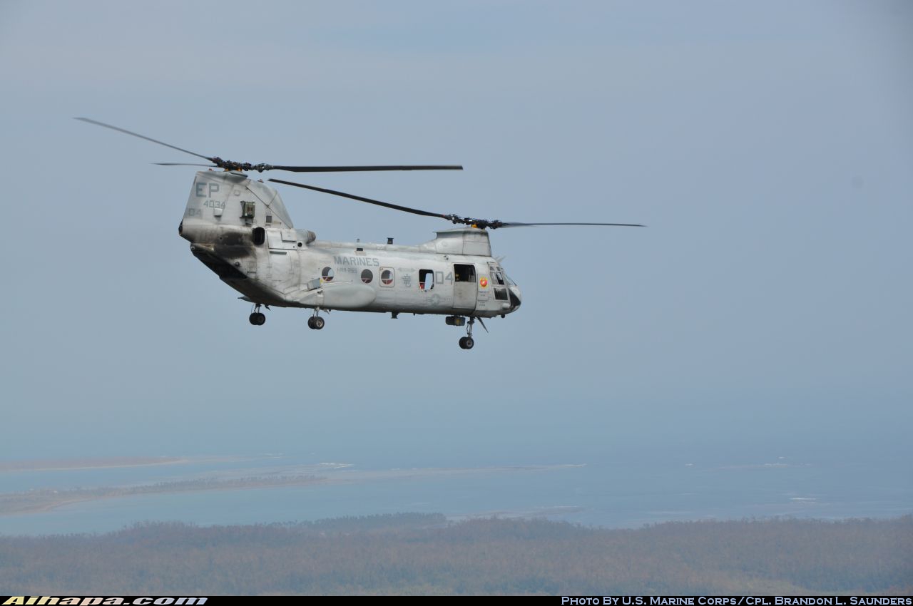 波音-伏托尔 CH-46E&ldquo;海上骑士&rdquo; \vert{} ID:13999