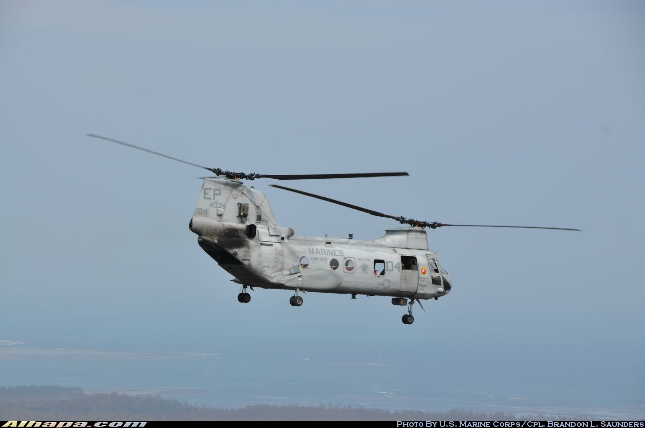 波音-伏托尔 CH-46E&ldquo;海上骑士&rdquo; \vert{} ID:14001