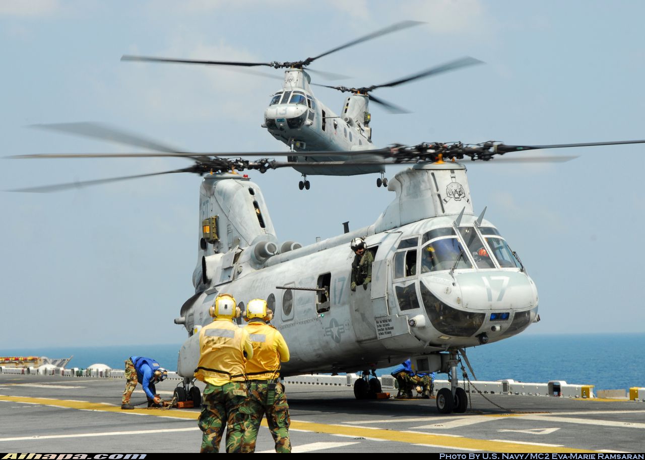 波音-伏托尔 CH-46E&ldquo;海上骑士&rdquo; \vert{} ID:11771