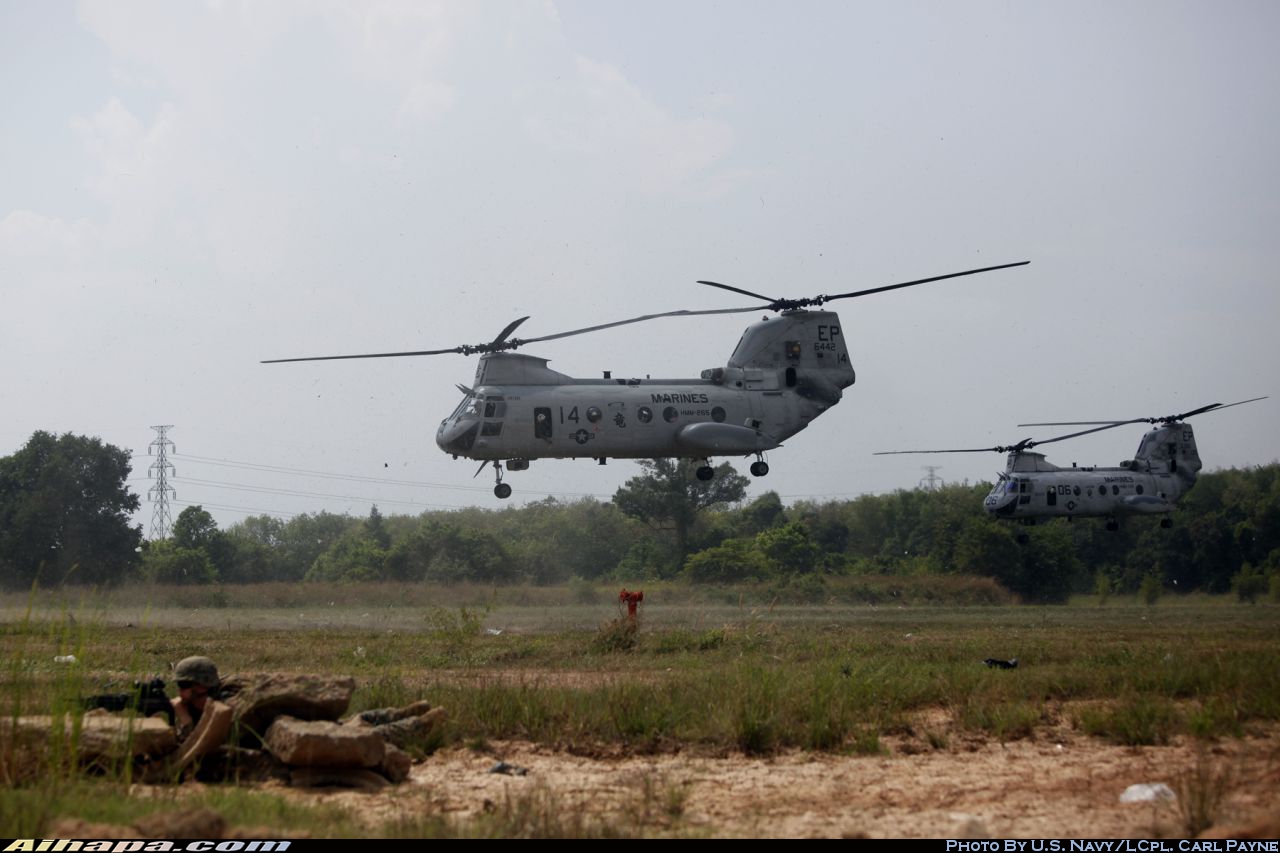波音-伏托尔 CH-46E&ldquo;海上骑士&rdquo; \vert{} ID:11813