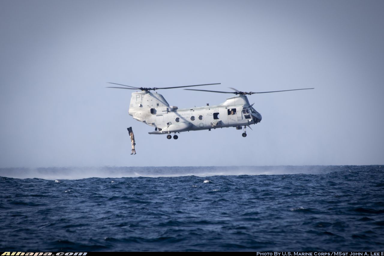 波音-伏托尔 CH-46E&ldquo;海上骑士&rdquo; \vert{} ID:17180