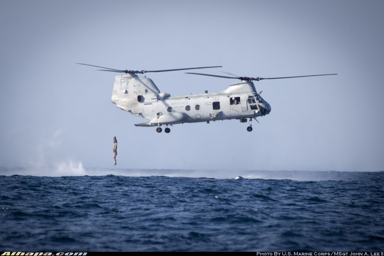 波音-伏托尔 CH-46E&ldquo;海上骑士&rdquo; \vert{} ID:17182