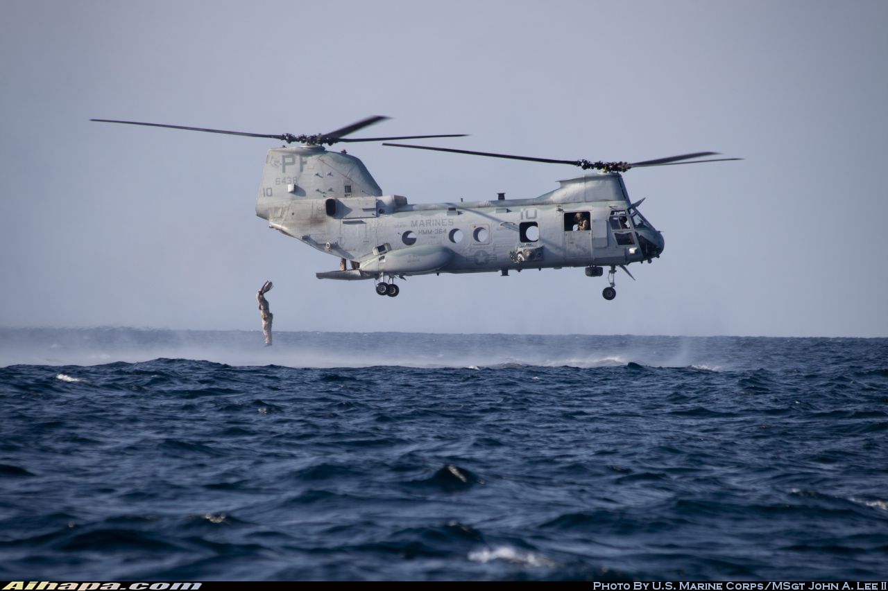 波音-伏托尔 CH-46E&ldquo;海上骑士&rdquo; \vert{} ID:17188