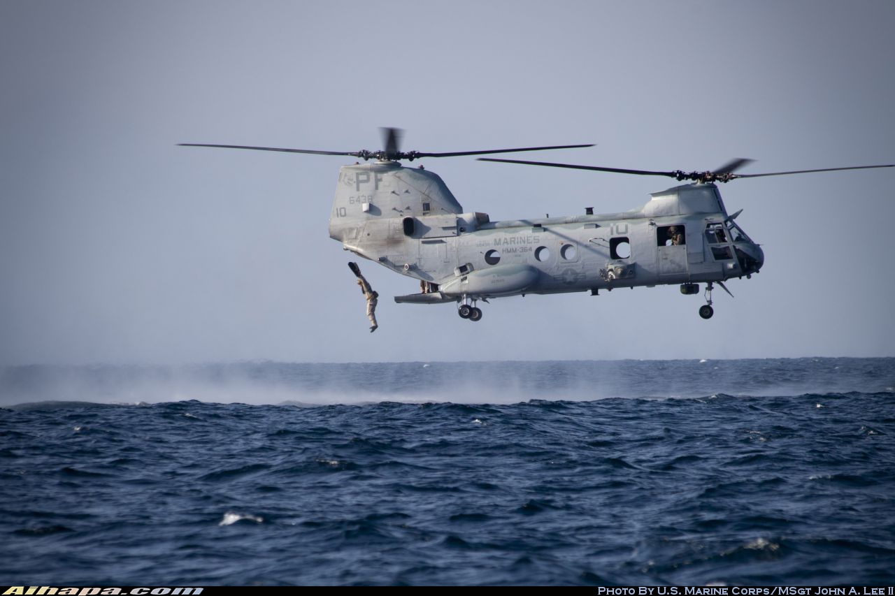 波音-伏托尔 CH-46E&ldquo;海上骑士&rdquo; \vert{} ID:17190