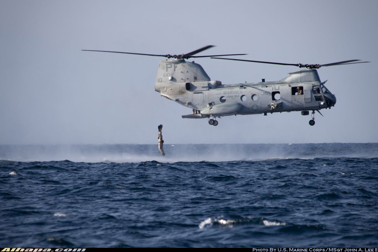 波音-伏托尔 CH-46E&ldquo;海上骑士&rdquo; \vert{} ID:17192