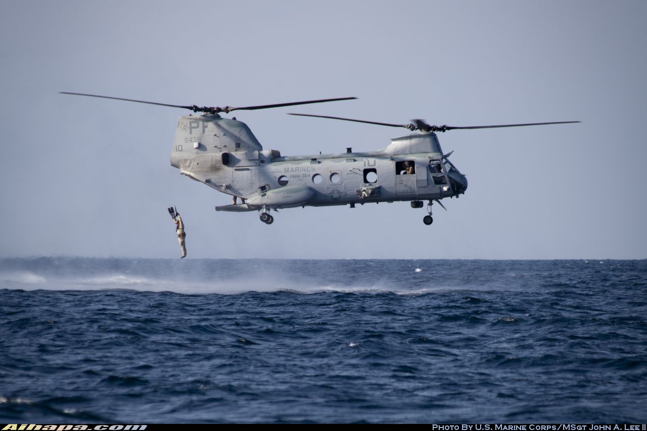 波音-伏托尔 CH-46E&ldquo;海上骑士&rdquo; \vert{} ID:17194