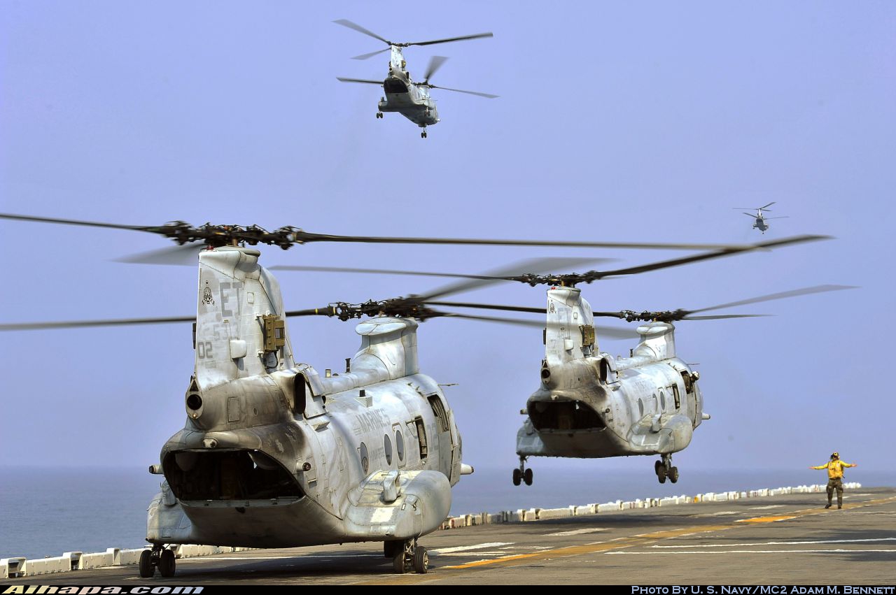波音-伏托尔 CH-46E&ldquo;海上骑士&rdquo; \vert{} ID:11859