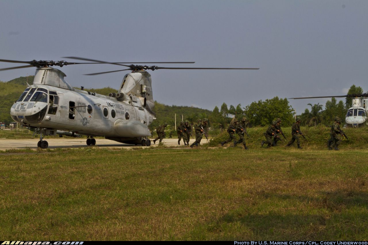 波音-伏托尔 CH-46E&ldquo;海上骑士&rdquo; \vert{} ID:11861