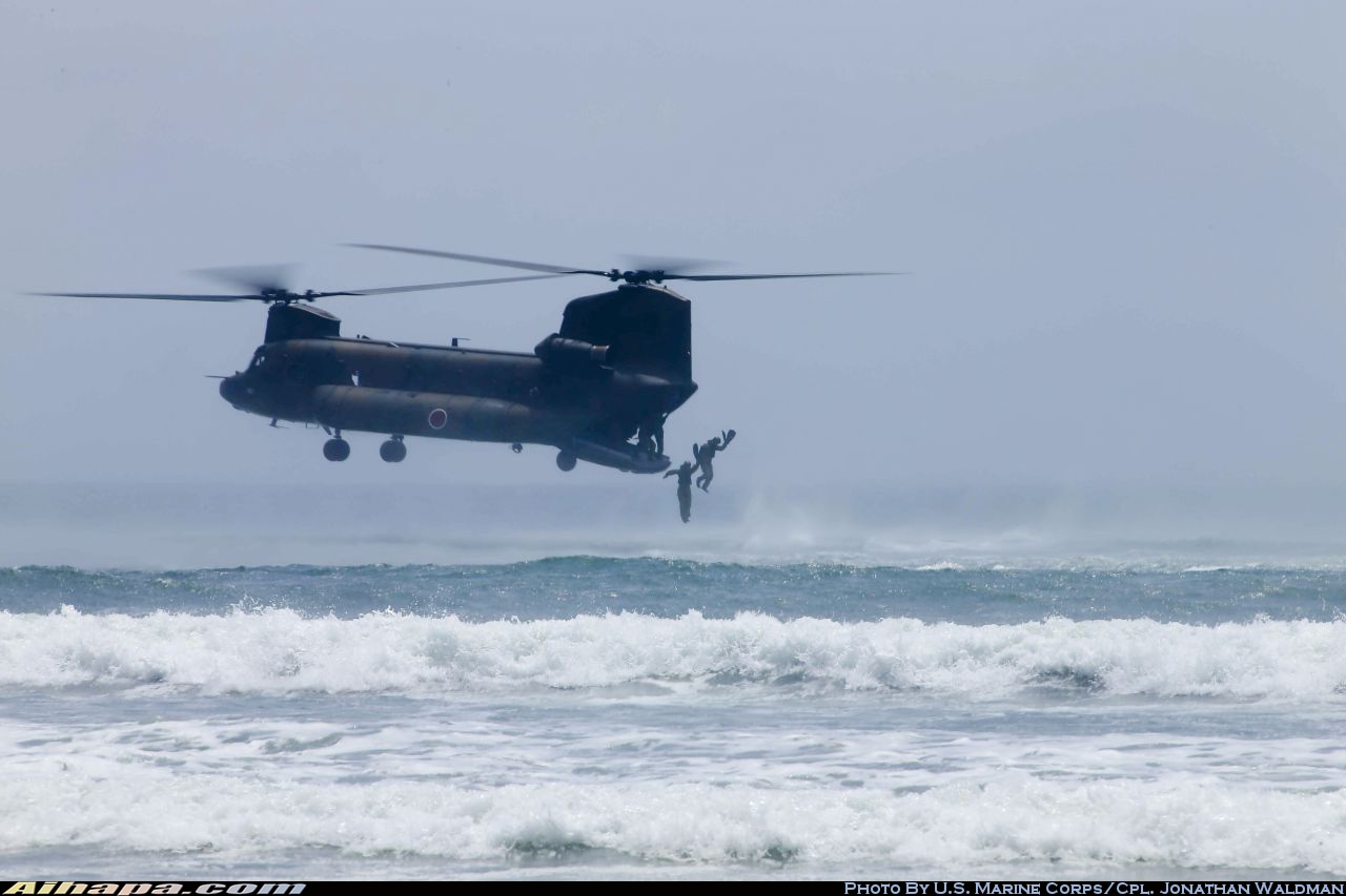 波音(川崎) CH-47JA&ldquo;支奴干&rdquo;(414) \vert{} ID:28193