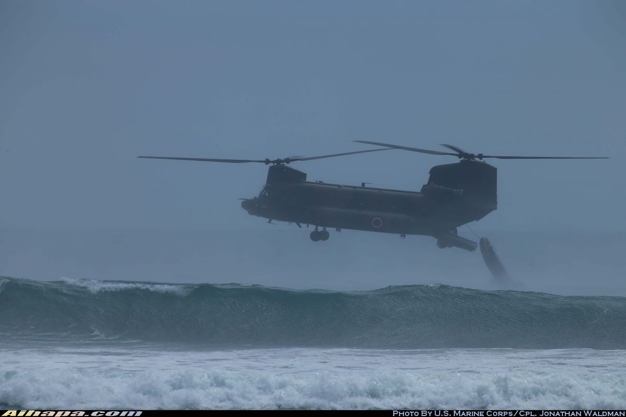 波音(川崎) CH-47JA&ldquo;支奴干&rdquo;(414) \vert{} ID:28191