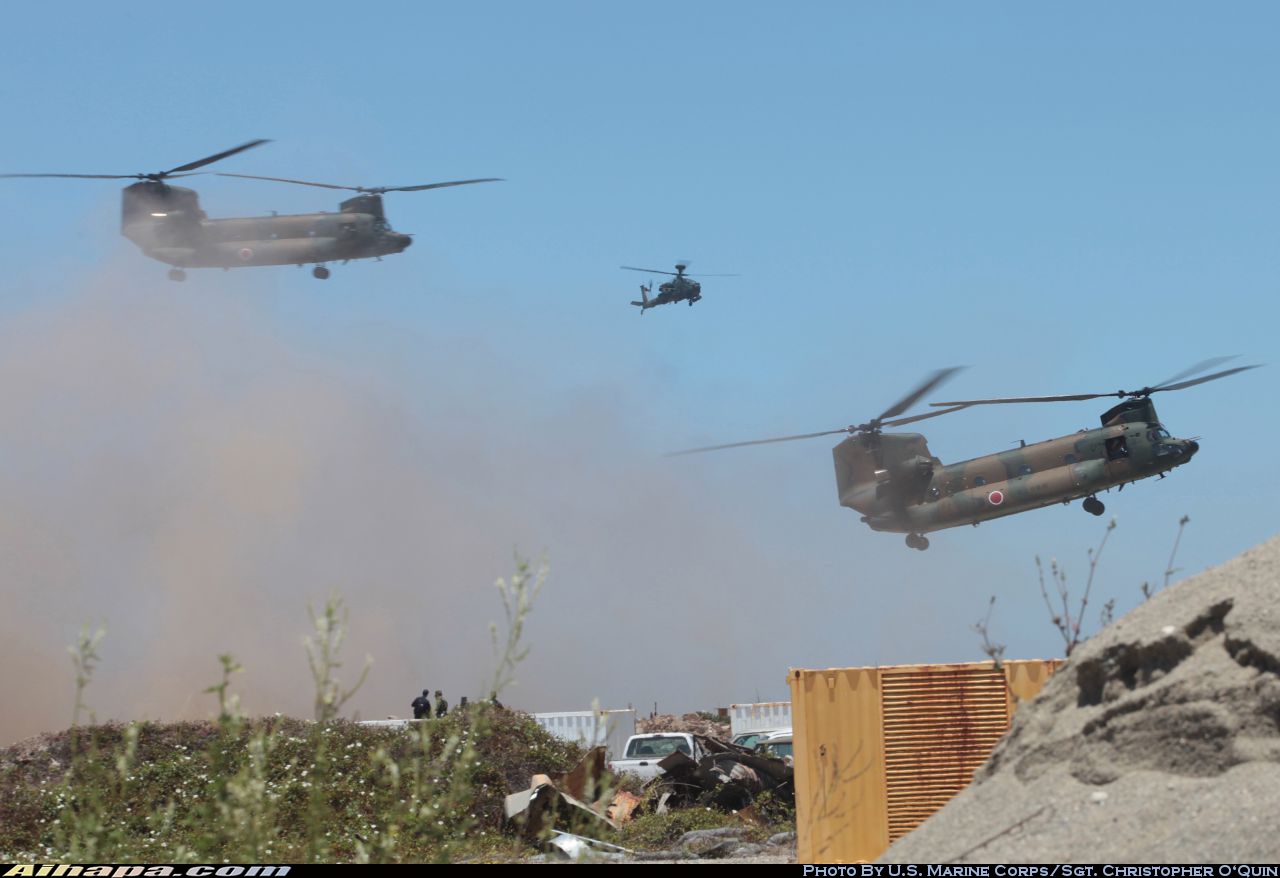 波音(川崎) CH-47JA&ldquo;支奴干&rdquo;(414) \vert{} ID:28187