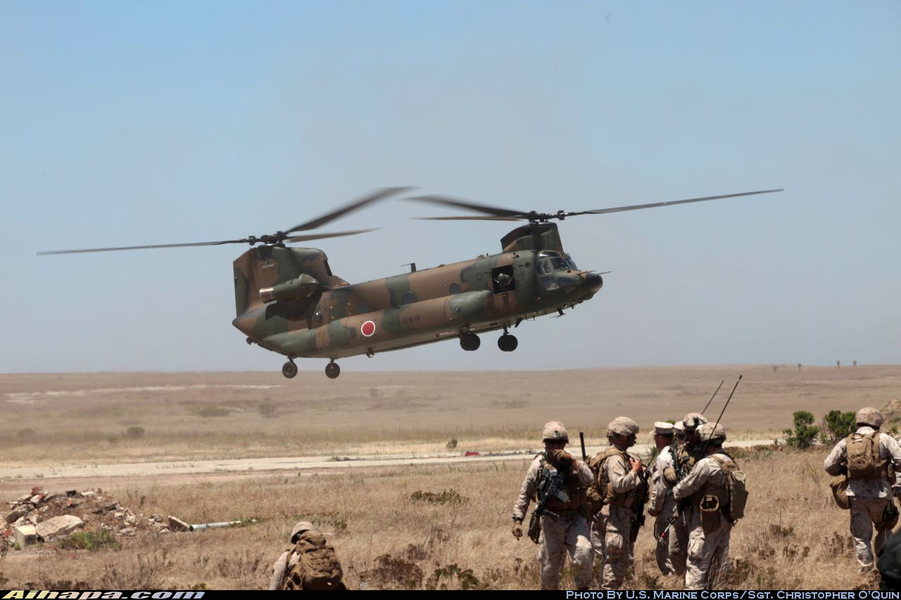 波音(川崎) CH-47JA&ldquo;支奴干&rdquo;(414) \vert{} ID:28185