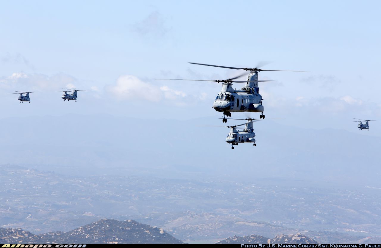 波音-伏托尔 CH-46E&ldquo;海上骑士&rdquo; \vert{} ID:29728