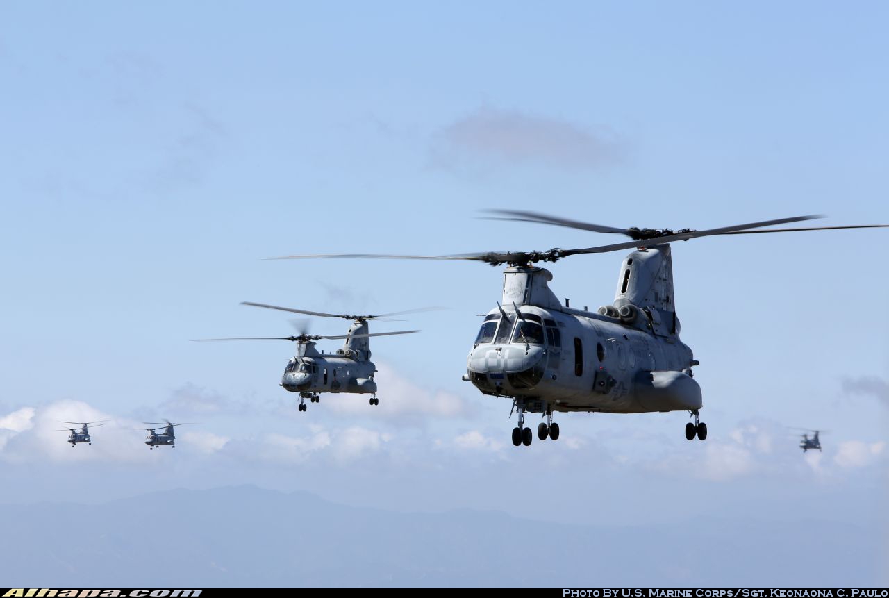 波音-伏托尔 CH-46E&ldquo;海上骑士&rdquo; \vert{} ID:29726