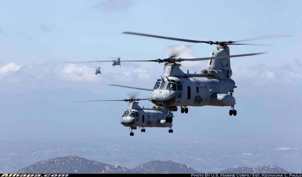 波音-伏托尔 CH-46E&ldquo;海上骑士&rdquo; \vert{} ID:29724