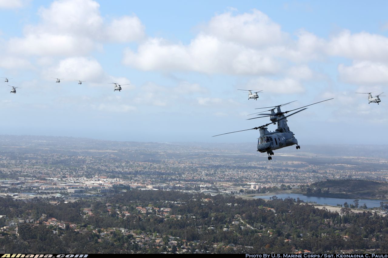 波音-伏托尔 CH-46E&ldquo;海上骑士&rdquo; \vert{} ID:29706
