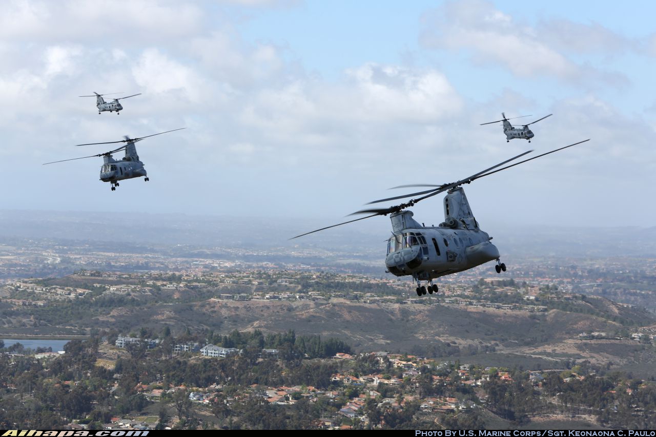波音-伏托尔 CH-46E&ldquo;海上骑士&rdquo; \vert{} ID:29702
