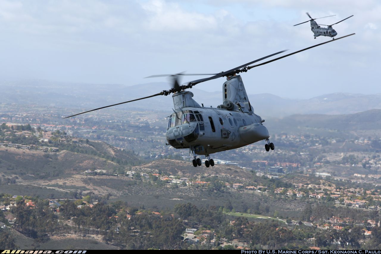 波音-伏托尔 CH-46E&ldquo;海上骑士&rdquo; \vert{} ID:29700