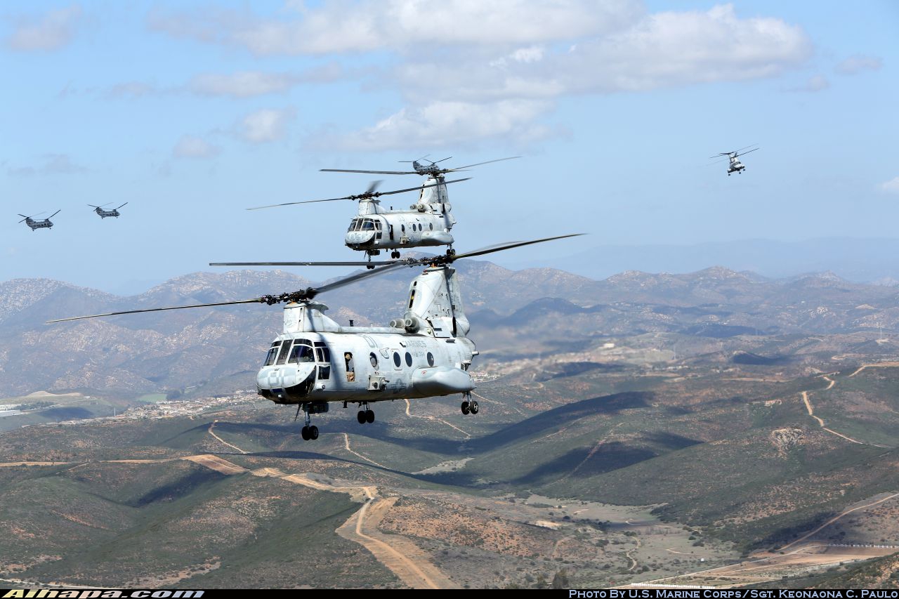 波音-伏托尔 CH-46E&ldquo;海上骑士&rdquo; \vert{} ID:29698