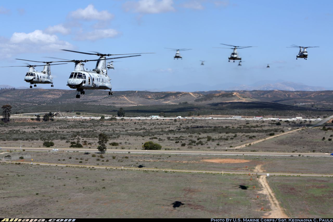 波音-伏托尔 CH-46E&ldquo;海上骑士&rdquo; \vert{} ID:29692