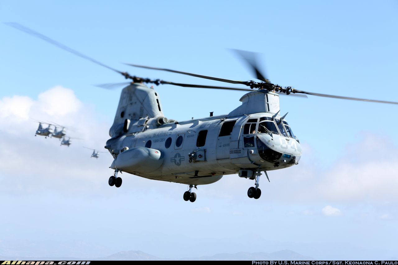 波音-伏托尔 CH-46E&ldquo;海上骑士&rdquo; \vert{} ID:29738
