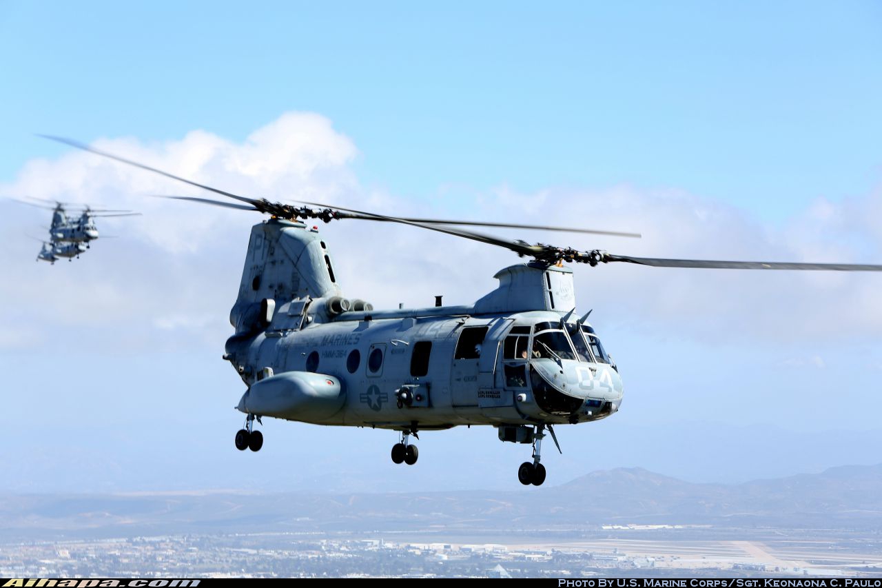 波音-伏托尔 CH-46E&ldquo;海上骑士&rdquo; \vert{} ID:29742