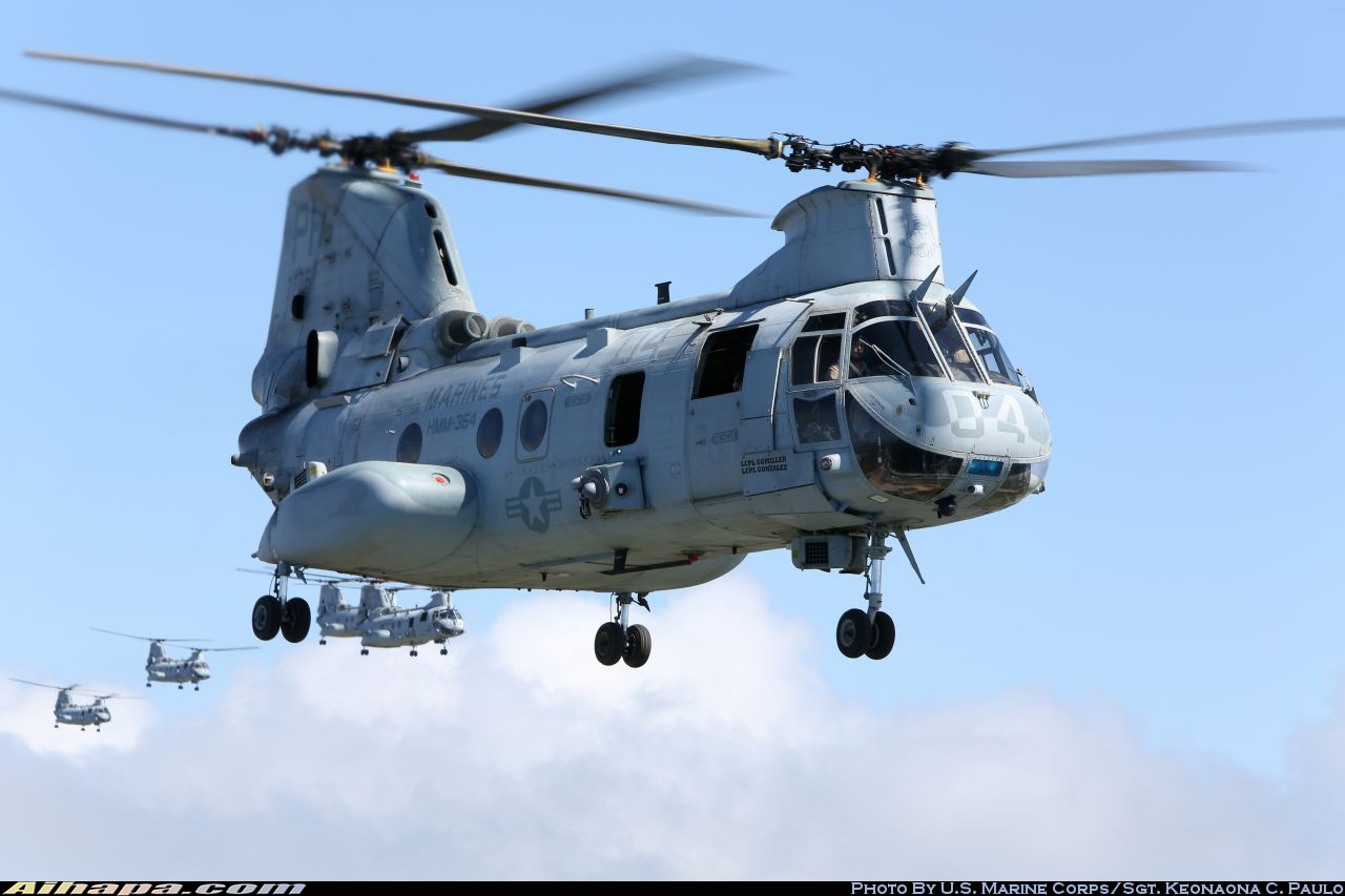 波音-伏托尔 CH-46E&ldquo;海上骑士&rdquo; \vert{} ID:29740