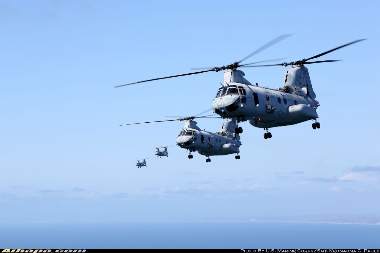 波音-伏托尔 CH-46E&ldquo;海上骑士&rdquo; \vert{} ID:29744