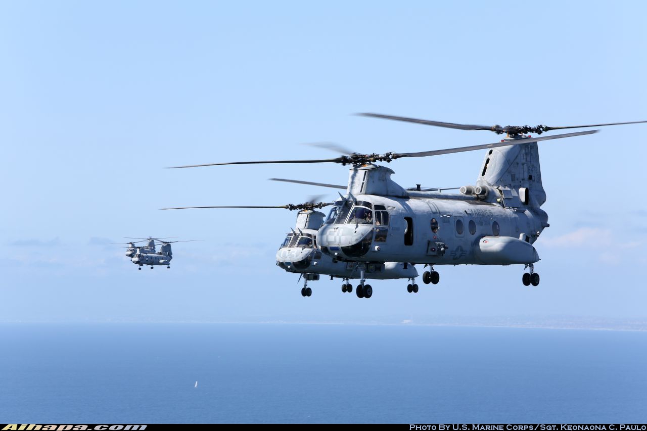 波音-伏托尔 CH-46E&ldquo;海上骑士&rdquo; \vert{} ID:29748