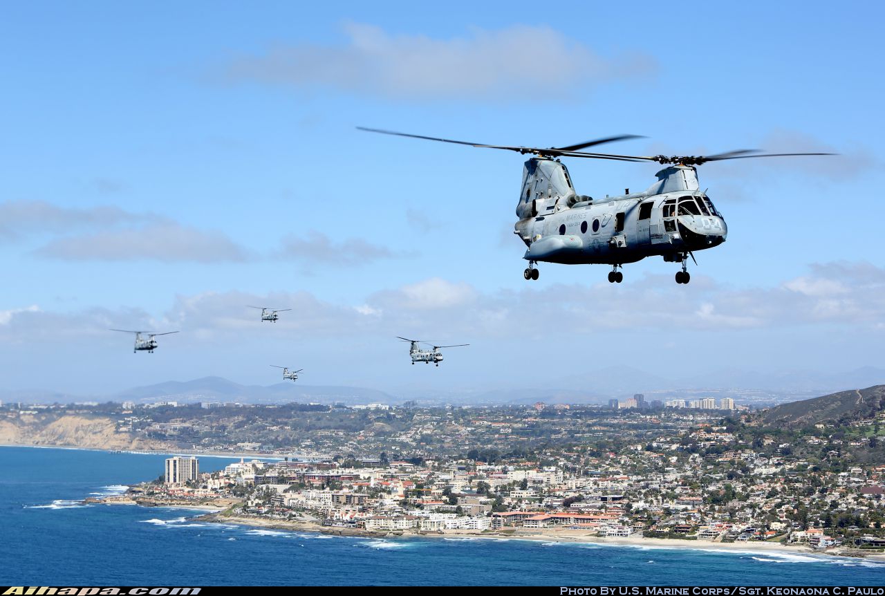波音-伏托尔 CH-46E&ldquo;海上骑士&rdquo; \vert{} ID:29766