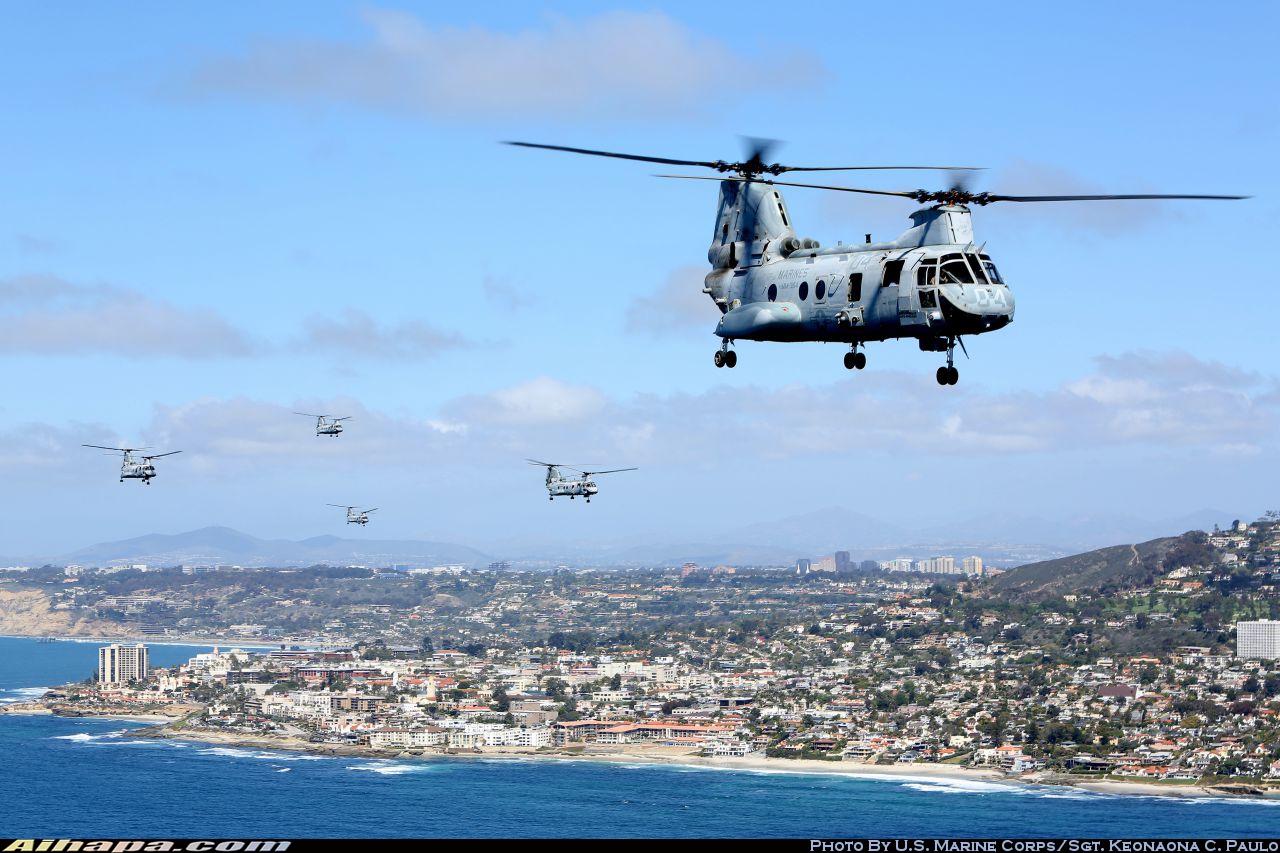 波音-伏托尔 CH-46E&ldquo;海上骑士&rdquo; \vert{} ID:29764