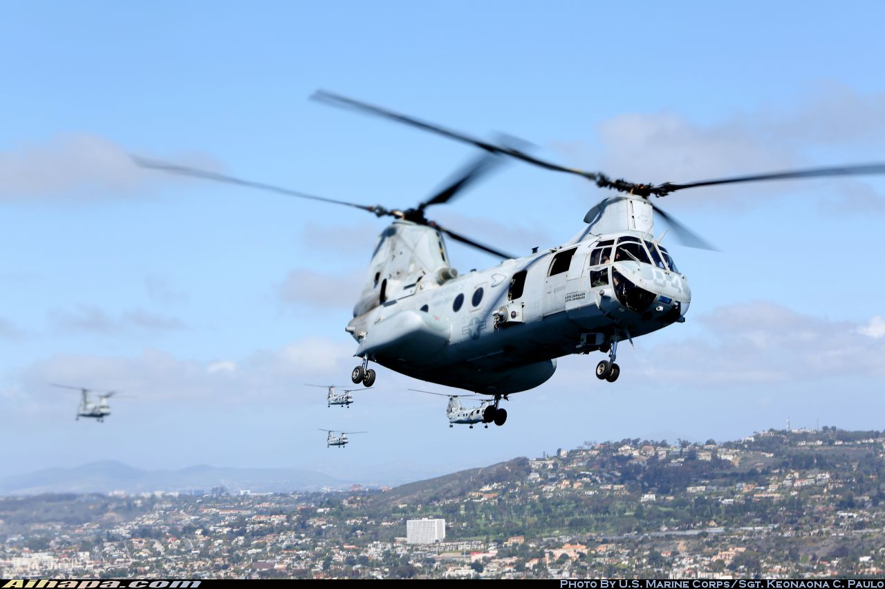 波音-伏托尔 CH-46E&ldquo;海上骑士&rdquo; \vert{} ID:29758