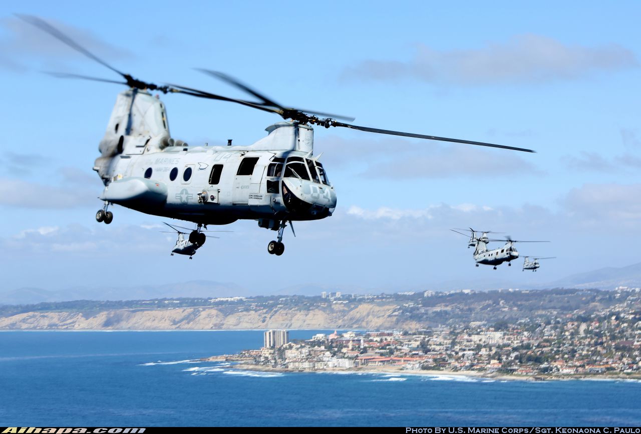 波音-伏托尔 CH-46E&ldquo;海上骑士&rdquo; \vert{} ID:29756