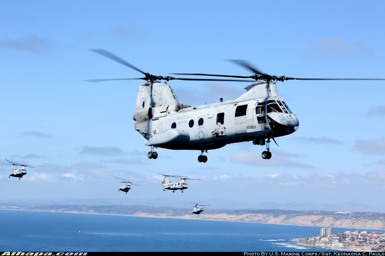波音-伏托尔 CH-46E&ldquo;海上骑士&rdquo; \vert{} ID:29752