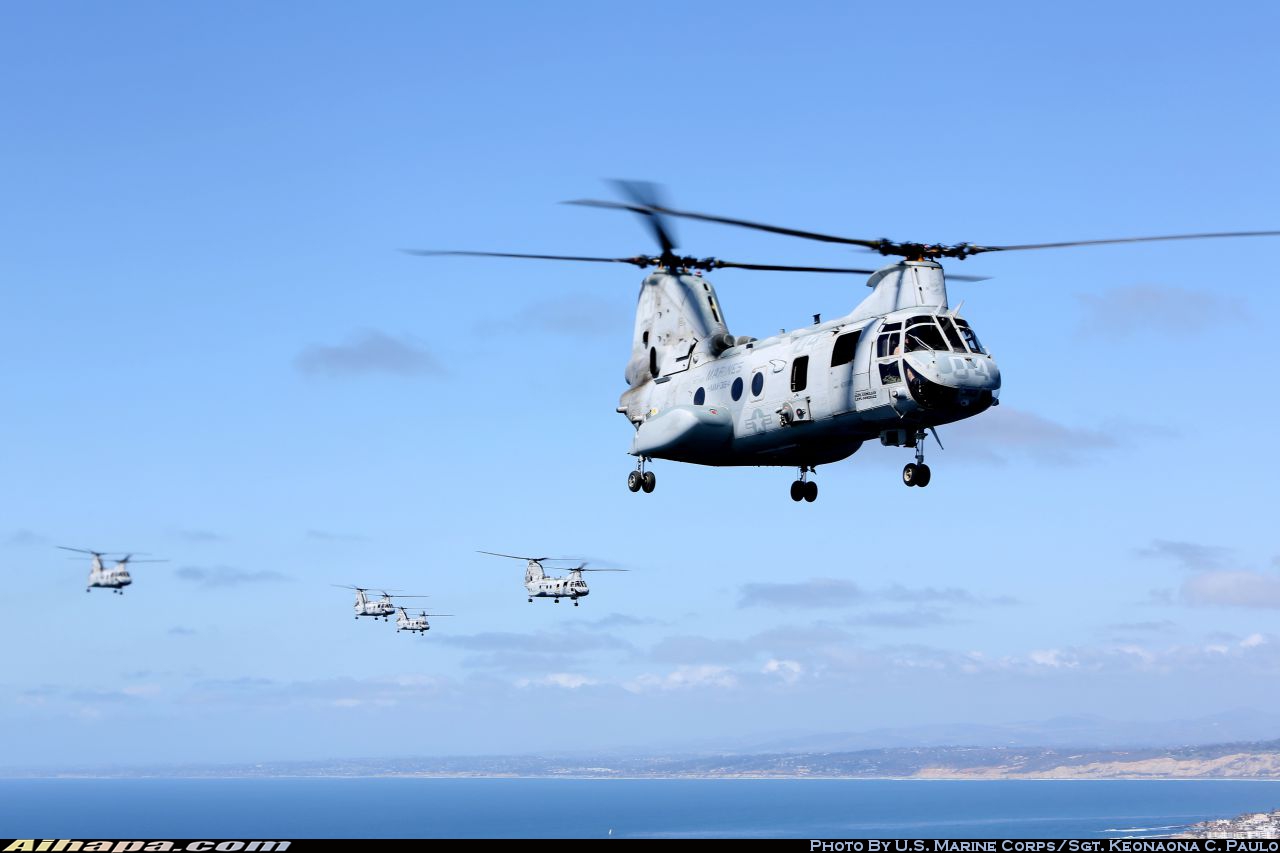 波音-伏托尔 CH-46E&ldquo;海上骑士&rdquo; \vert{} ID:29750