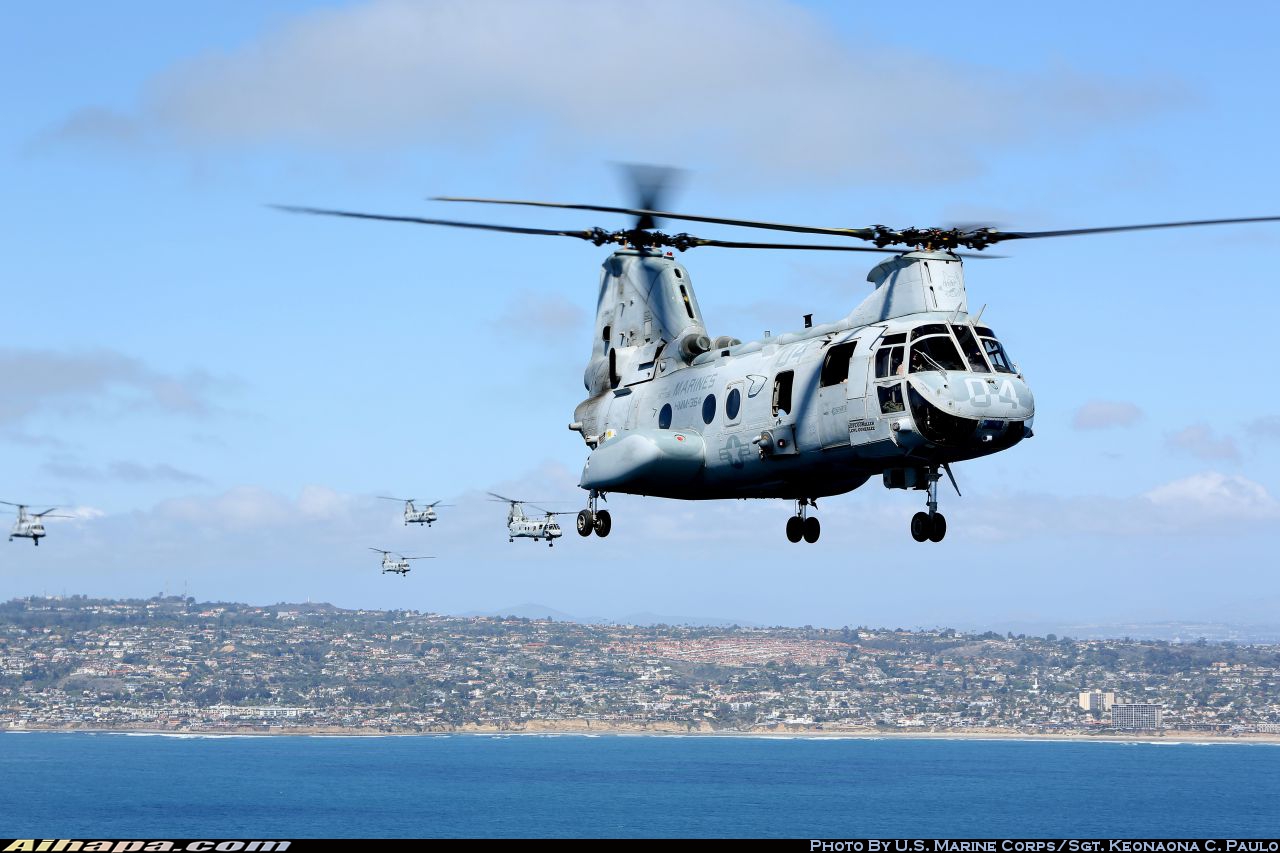 波音-伏托尔 CH-46E&ldquo;海上骑士&rdquo; \vert{} ID:29778