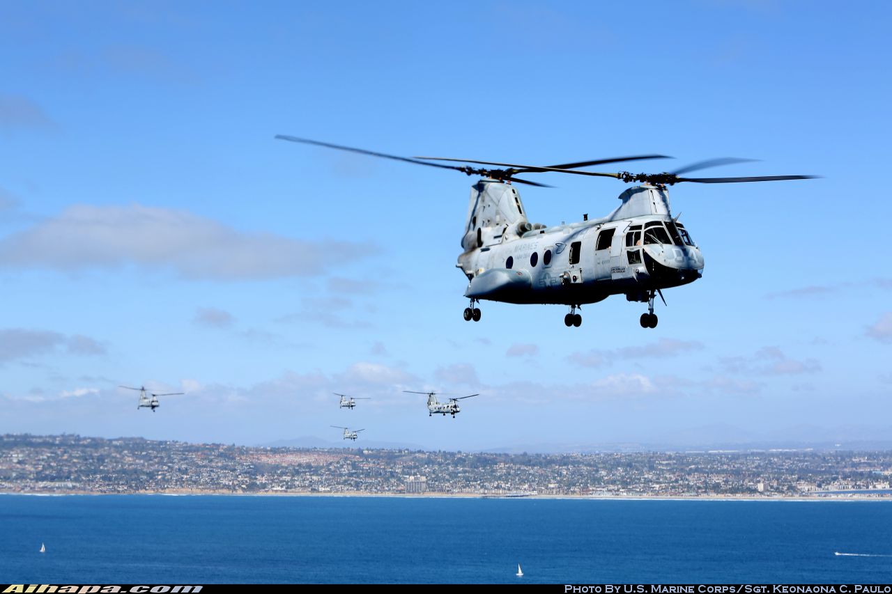 波音-伏托尔 CH-46E&ldquo;海上骑士&rdquo; \vert{} ID:29780