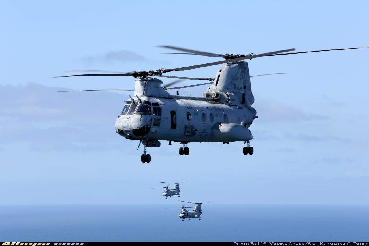 波音-伏托尔 CH-46E&ldquo;海上骑士&rdquo; \vert{} ID:29774