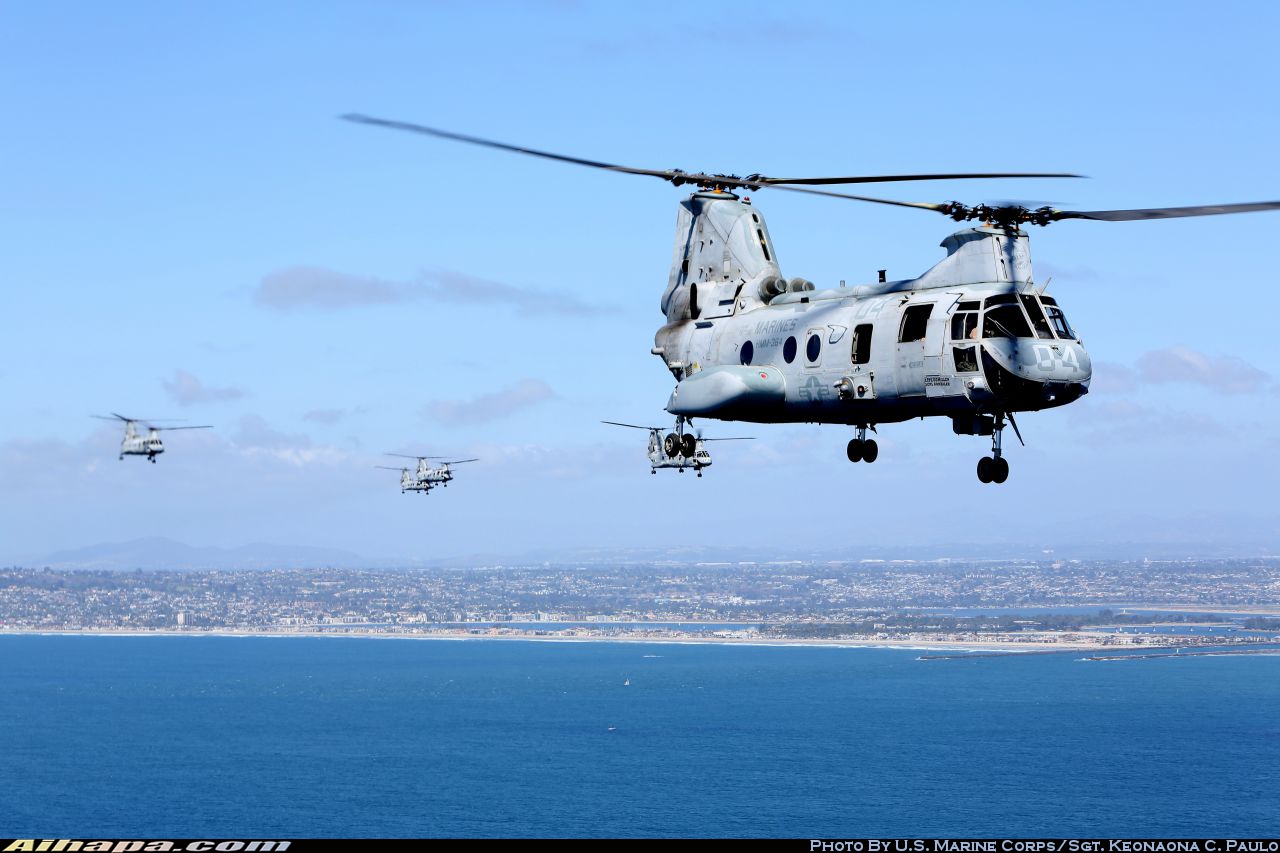 波音-伏托尔 CH-46E&ldquo;海上骑士&rdquo; \vert{} ID:29782