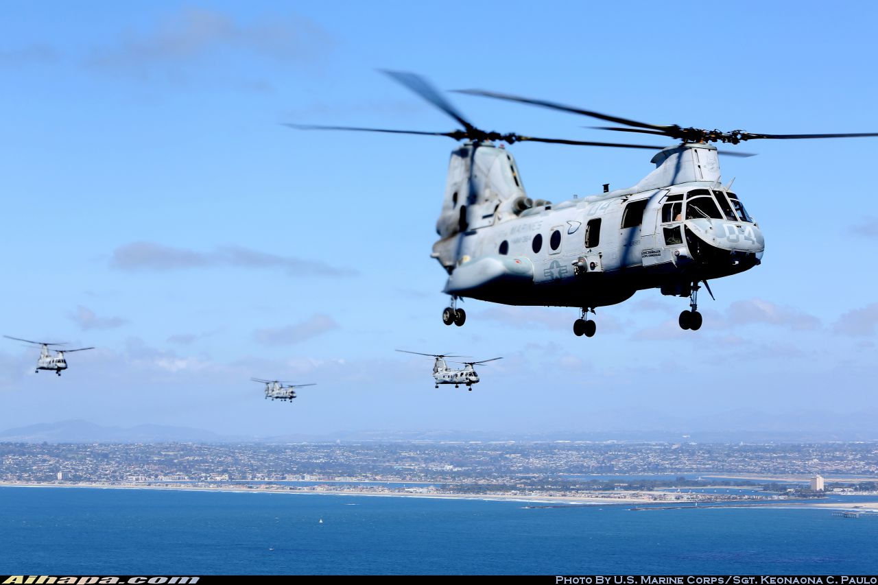 波音-伏托尔 CH-46E&ldquo;海上骑士&rdquo; \vert{} ID:29784