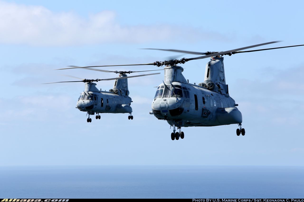 波音-伏托尔 CH-46E&ldquo;海上骑士&rdquo; \vert{} ID:29776