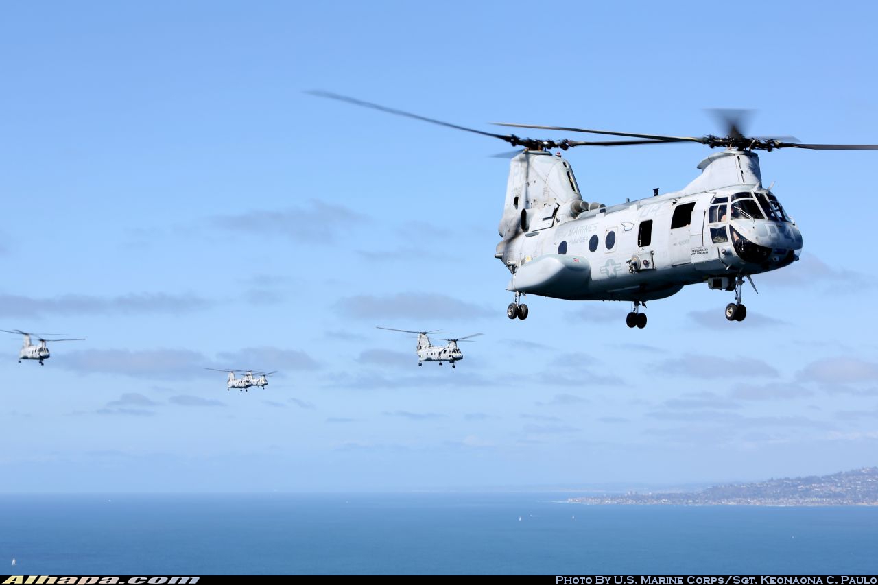波音-伏托尔 CH-46E&ldquo;海上骑士&rdquo; \vert{} ID:29786